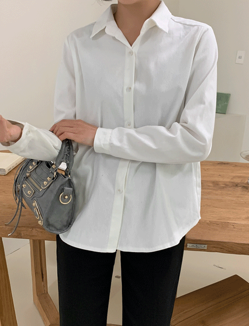 펄스 피치기모 베이직셔츠-5color, 따뜻한 기본 남방-[베이지]