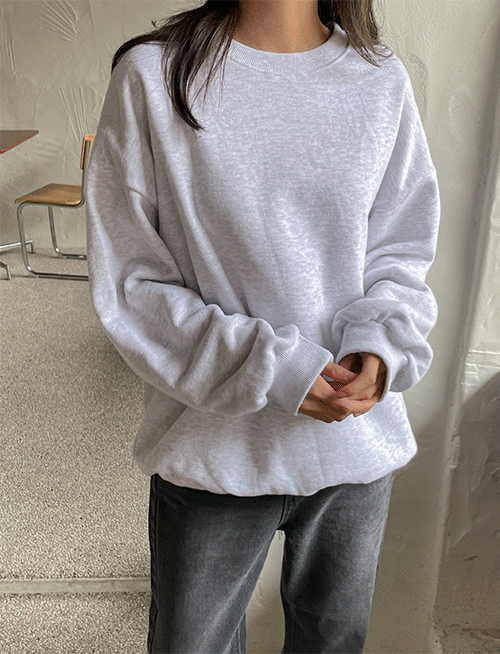 솜사탕 기모 맨투맨티셔츠-8color, 부드럽고 포근한 기모